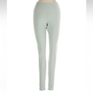 ALO Yoga High-Waist Slim Leg Leggings — Light Sage